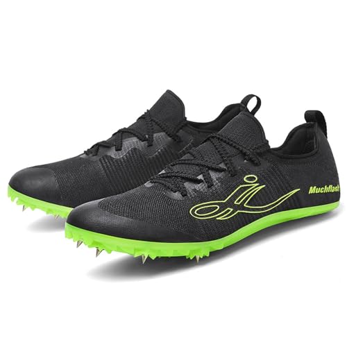 GoldeneAmeisen Leichtathletik Spike Schuhe,Weitsprung-Leichtathletikschuhe,Athletik Spike Schuhe,Track Spike Schuhe,Atmungsaktive Leichte,Verschleißfest,Unisex,rutschfeste,Für Wettkampf-Lauftraining von GoldeneAmeisen