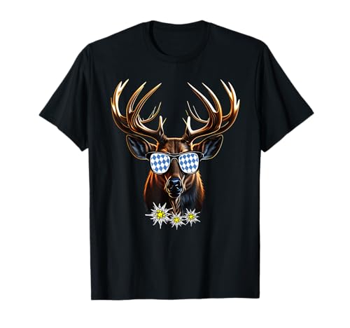 Reh Hirsch T-Shirt Herren Trachtenshirt Dirndl Trachten T-Shirt Reh Hirsch T-Shirt Herren Trachtenshirt Dirndl Trachten T-Shirt von Goldener Hirsch Reh Blumen Trachtenshirt Damen