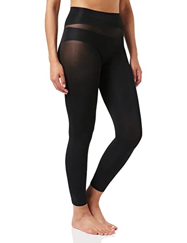 Goldenlady Damen Pantacoll.reduxcell 120 2p Halterlose Strümpfe, 100 DEN, Schwarz (Nero 099a), Medium (Herstellergröße: 3 – M) (2er Pack) von Golden Lady