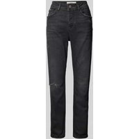 Goldgarn Relaxed Fit Jeans im Destroyed-Look in Graphit, Größe 32 von Goldgarn
