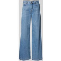 Goldgarn Wide Leg Jeans im 5-Pocket-Design Modell 'LUISENPARK' in Blau, Größe 27 von Goldgarn