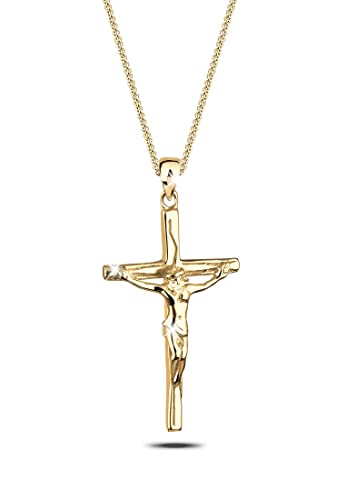 Elli Halskette Damen Kreuz Anhänger Glaube Religion Klassisch in 925 Sterling Silber von Elli