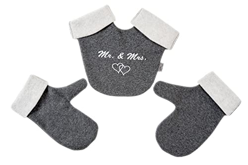 Goldi-Design Partnerhandschuhe Set Mr. & Mrs. aus Doppelfleece in Deutschland hergestellt Goldi-Design Partnerhandschuhe Set Mr. & Mrs. aus Doppelfleece in Deutschland hergestellt von Goldi-Design