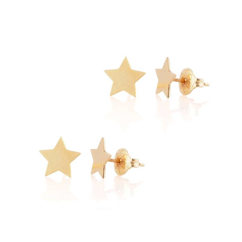 2 Paare, Gold Star Ohrstecker, Stern Post Ohrringe, Kleine Süße Großhandel Ohrringe 2 Paare, Gold Star Ohrstecker, Stern Post Ohrringe, Kleine Süße Großhandel Ohrringe von GoldieSupplies