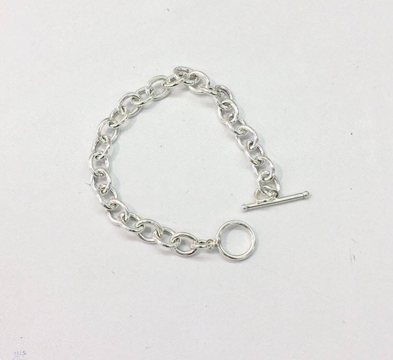 Chunky Silber Armband, Sterling Charm Bar Verschluss Großhandel Armbänder, Goldie Liefert Chunky Silber Armband, Sterling Charm Bar Verschluss Großhandel Armbänder, Goldie Liefert von GoldieSupplies