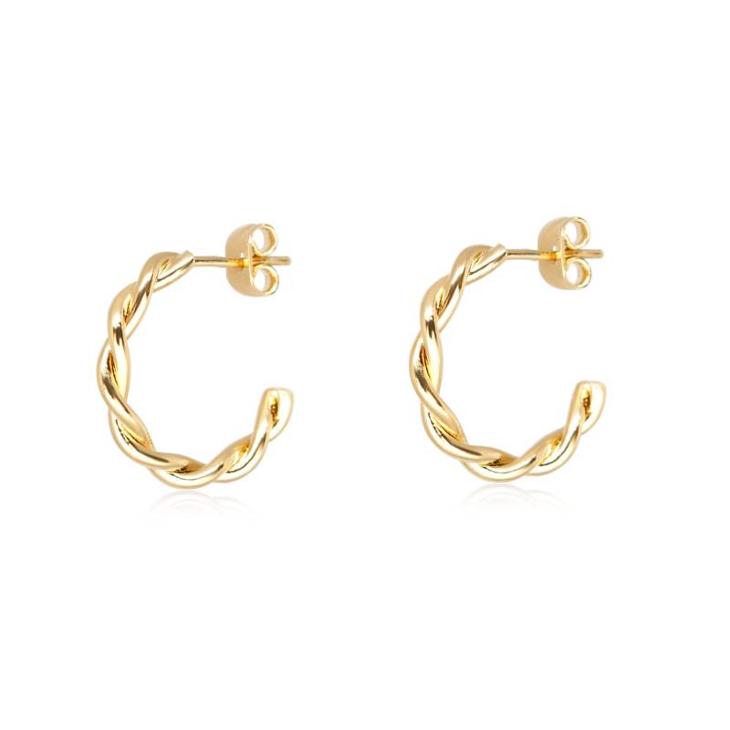 Creolen, Gold 1 Paar, Deep Reifen, Kleine Seil Reifen Ohrring, Großhandel Ohrring Versorgung Creolen, Gold 1 Paar, Deep Reifen, Kleine Seil Reifen Ohrring, Großhandel Ohrring Versorgung von GoldieSupplies