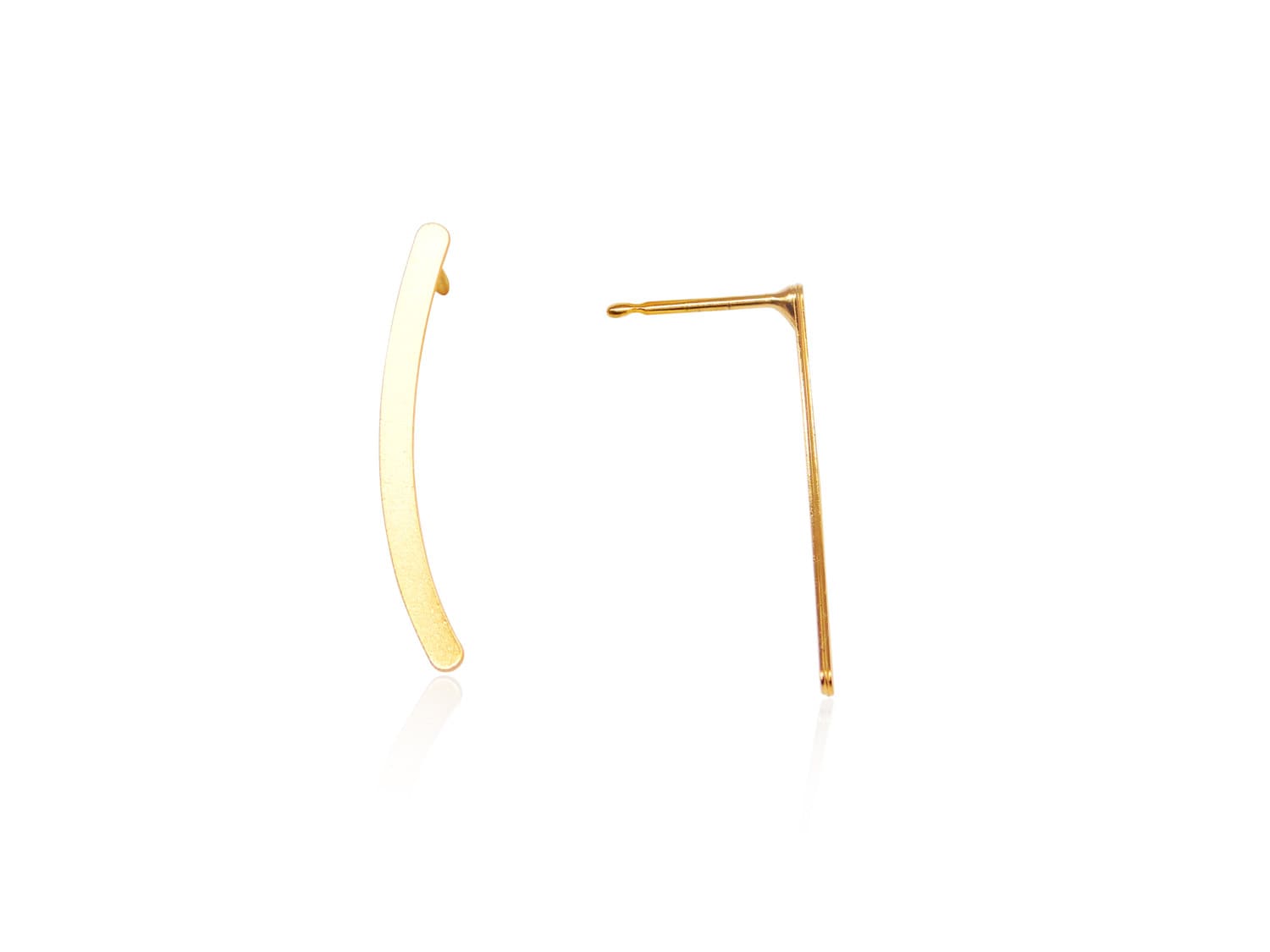 Gold Gebogen Bar Ohrringe, Ohrstecker, Einfache Post Ohrstecker Gold Gebogen Bar Ohrringe, Ohrstecker, Einfache Post Ohrstecker von GoldieSupplies