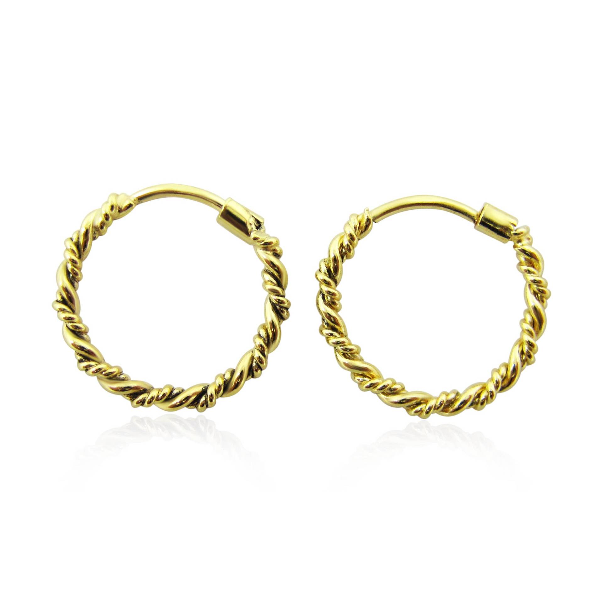 Gold Hoop Ohrringe, 1 Paar, Deep Hoop, Tiny Seil Wholesale Ohrring, Ohrringe Gold Hoop Ohrringe, 1 Paar, Deep Hoop, Tiny Seil Wholesale Ohrring, Ohrringe von GoldieSupplies
