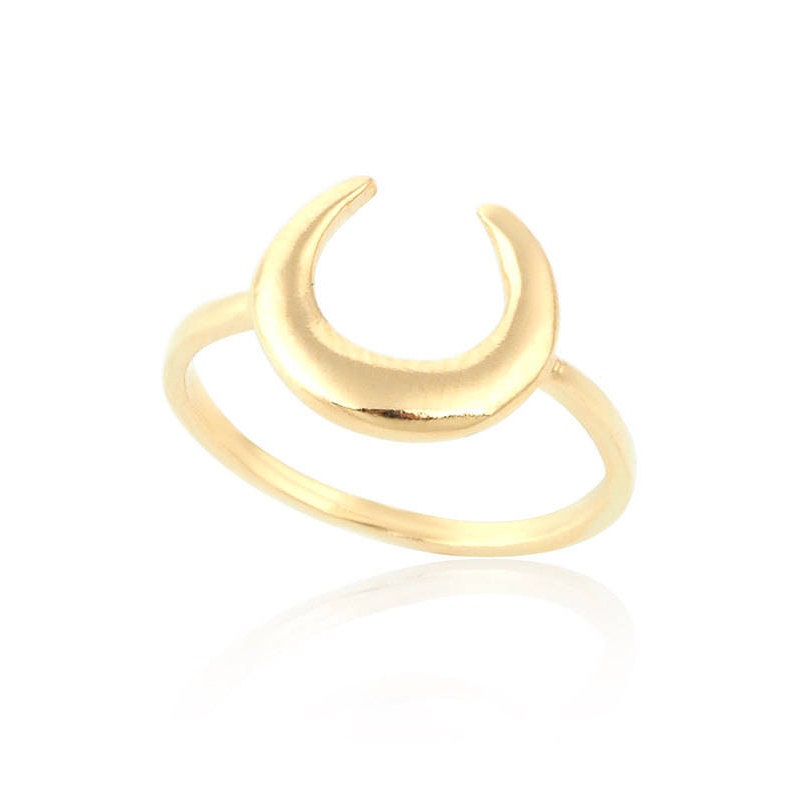 Gold Mond Ring, Geweih Halbmond Schlichter Wholesale Ringe, Trendy Ringe Gold Mond Ring, Geweih Halbmond Schlichter Wholesale Ringe, Trendy Ringe von GoldieSupplies