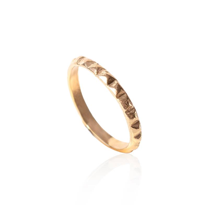Gold Spike Ring, 925 Sterling Silber Urban Dreieck Stapelring, Trendige Ringe, Groß Ring, Dünner Silberring Gold Spike Ring, 925 Sterling Silber Urban Dreieck Stapelring, Trendige Ringe, Groß Ring, Dünner Silberring von GoldieSupplies
