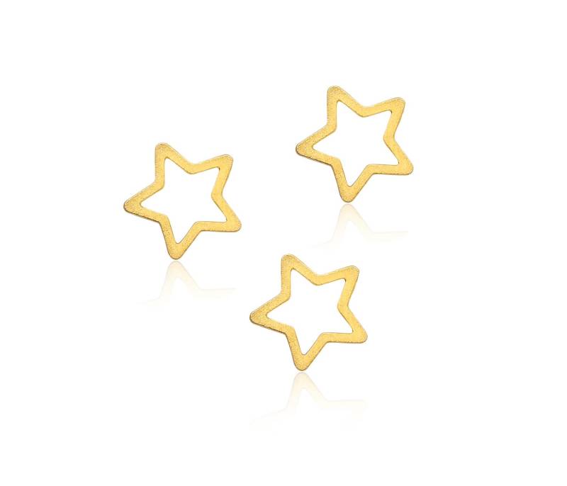 Gold Stern Charms, 3 Stk, Kleine Anhänger, Vergoldet Jewlery, Umriss Großhandel Goldie Gold Stern Charms, 3 Stk, Kleine Anhänger, Vergoldet Jewlery, Umriss Großhandel Goldie von GoldieSupplies