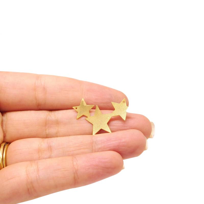 Gold Sterne Charm, Stern Anhänger, Wholesale Charm Schmuck, Zierlicher Goldie Gold Sterne Charm, Stern Anhänger, Wholesale Charm Schmuck, Zierlicher Goldie von GoldieSupplies
