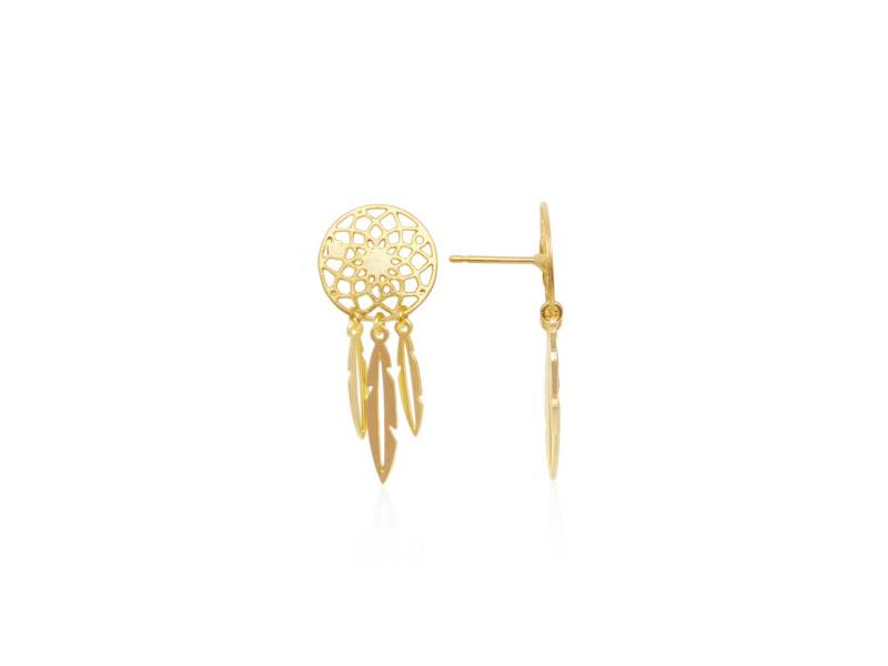 Gold Traumfänger Ohrringe, Ohrstecker, Kleine Boho Feder Ohrringe Gold Traumfänger Ohrringe, Ohrstecker, Kleine Boho Feder Ohrringe von GoldieSupplies