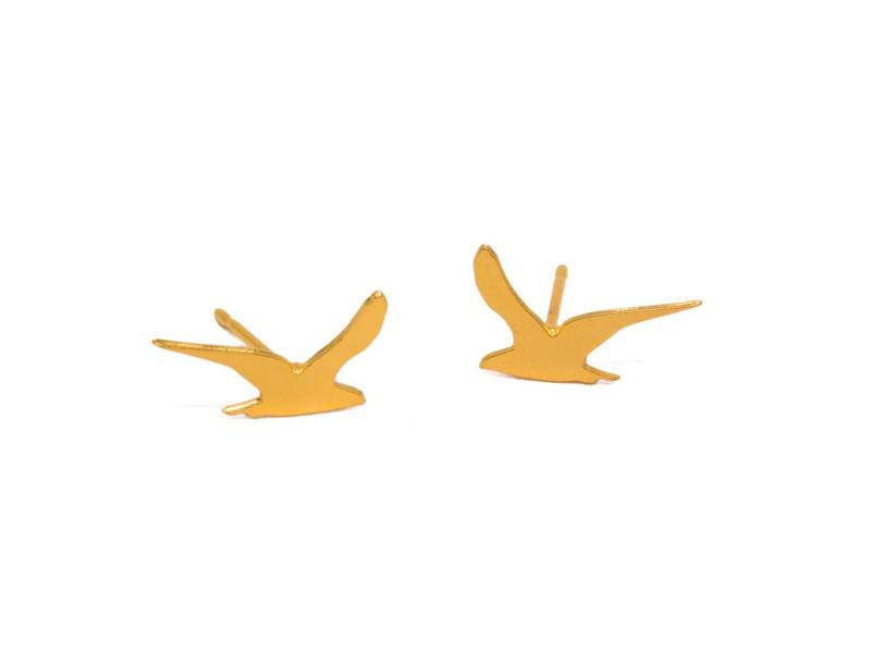Gold-Vogel-Ohrringe, Möwe Ohrstecker, Vogel Gold Vergoldet Messing, Laser Geschnitten Ohrringe, Großhandel Schmuck Gold-Vogel-Ohrringe, Möwe Ohrstecker, Vogel Gold Vergoldet Messing, Laser Geschnitten Ohrringe, Großhandel Schmuck von GoldieSupplies