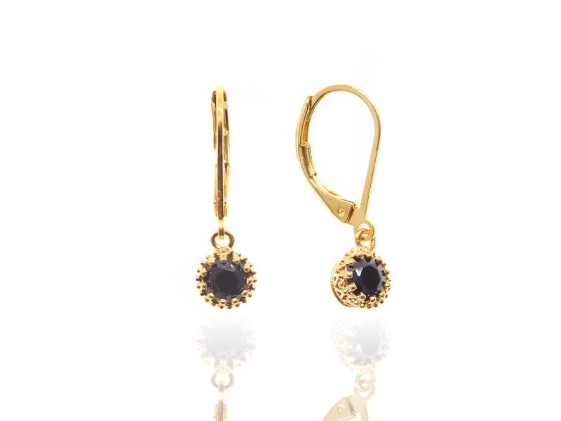 Kronen Ohrringe, Gold Kristall Hochzeit Schwarze Ohrringe Großhandel Goldie Schmuck Zubehör Kronen Ohrringe, Gold Kristall Hochzeit Schwarze Ohrringe Großhandel Goldie Schmuck Zubehör von GoldieSupplies