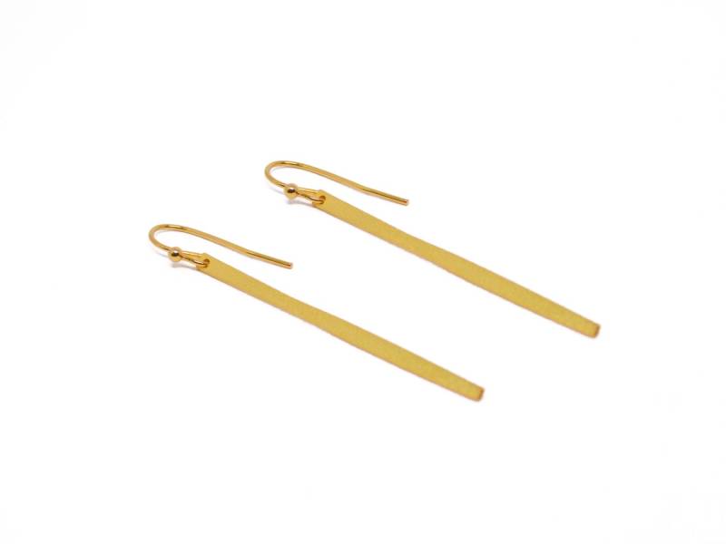 Lange Bar Ohrringe, Lange Stick Gold Minimalistisch, Großhandel Laser Geschnitten, Goldiesupplies Lange Bar Ohrringe, Lange Stick Gold Minimalistisch, Großhandel Laser Geschnitten, Goldiesupplies von GoldieSupplies