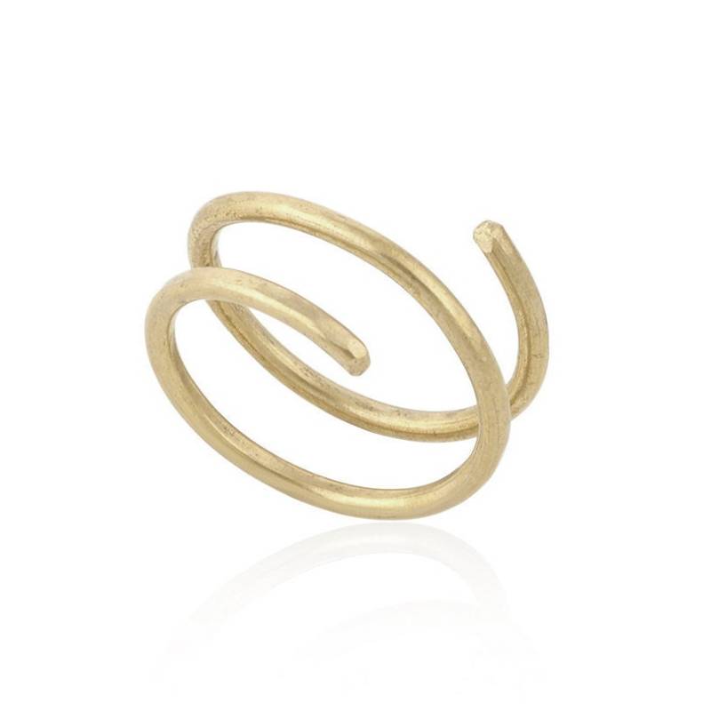 Messing Spiral Ring, Schlangen Draht Boho Mode Einfacher Wholesale Schmuckzubehör, Schlicht Trendy Schmuck Messing Spiral Ring, Schlangen Draht Boho Mode Einfacher Wholesale Schmuckzubehör, Schlicht Trendy Schmuck von GoldieSupplies