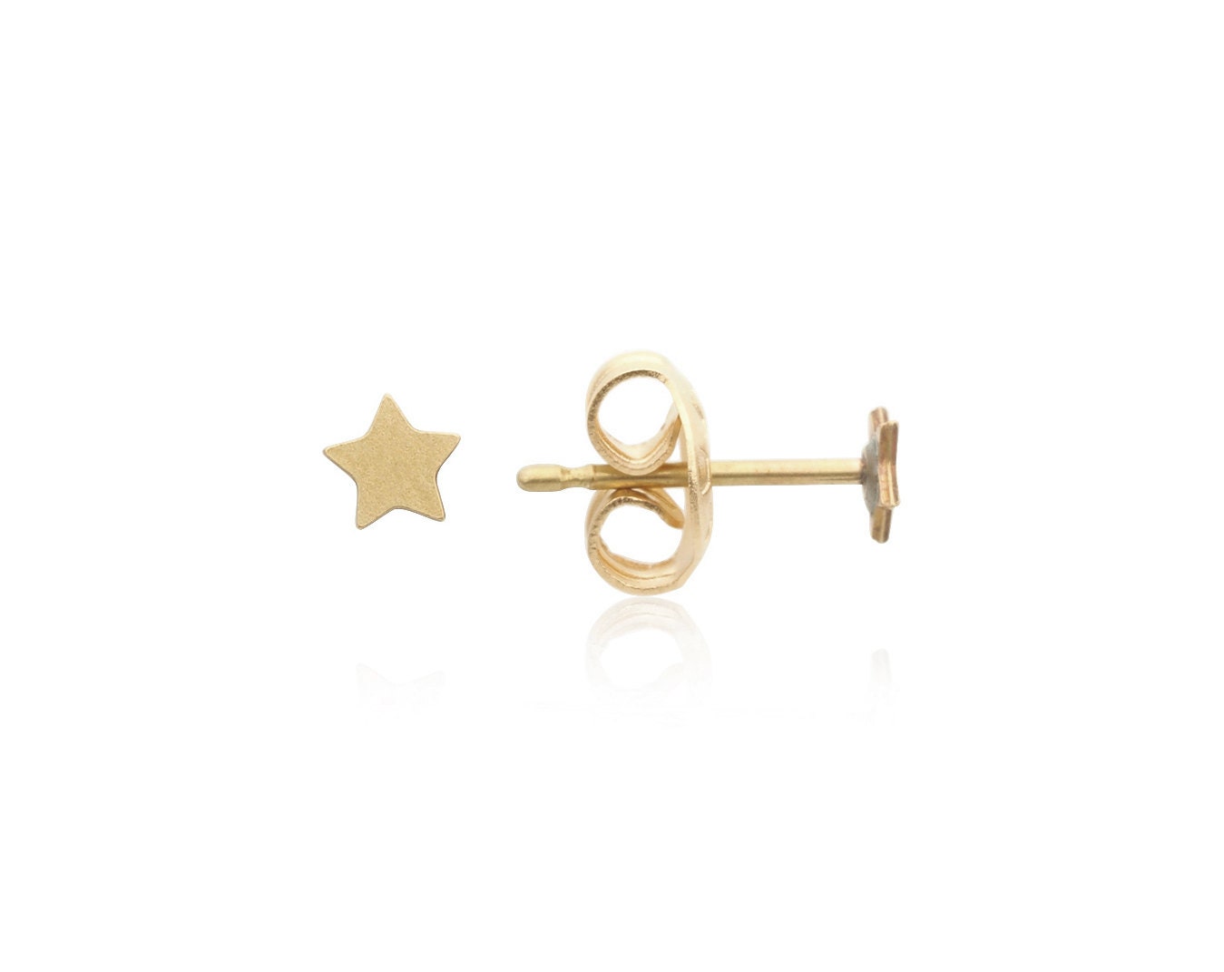 Messing Stern Ohrstecker, 1 Paar, Star Post Ohrringe, Kleine Zierliche Großhandel Ohrringe Messing Stern Ohrstecker, 1 Paar, Star Post Ohrringe, Kleine Zierliche Großhandel Ohrringe von GoldieSupplies