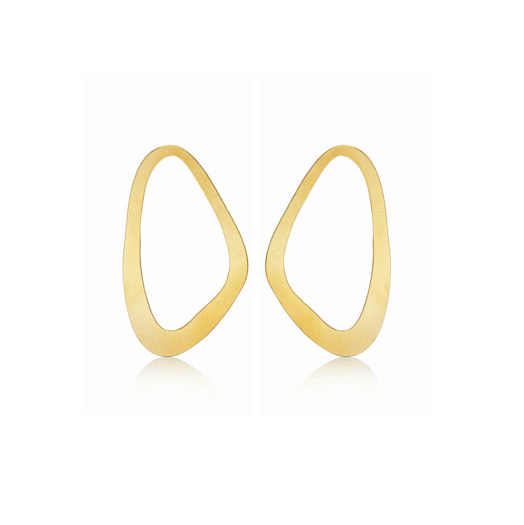 Ovale Ohrringe, 1 Paar, Große Ovale Post Lange Ohrstecker, Natur Laser Geschnitten Form, Wald Großhandel Ohrringe Ovale Ohrringe, 1 Paar, Große Ovale Post Lange Ohrstecker, Natur Laser Geschnitten Form, Wald Großhandel Ohrringe von GoldieSupplies