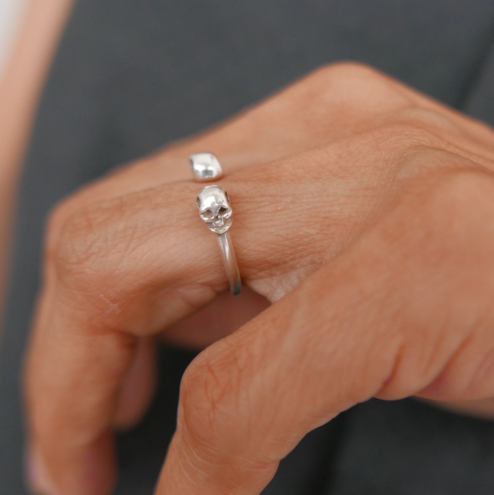 Skelett Silber Ring, Sterling Offenen Mode-Schmuck-Ring, Großhandel Schmuck Liefert, Verstellbare Schmuck-Ring Skelett Silber Ring, Sterling Offenen Mode-Schmuck-Ring, Großhandel Schmuck Liefert, Verstellbare Schmuck-Ring von GoldieSupplies