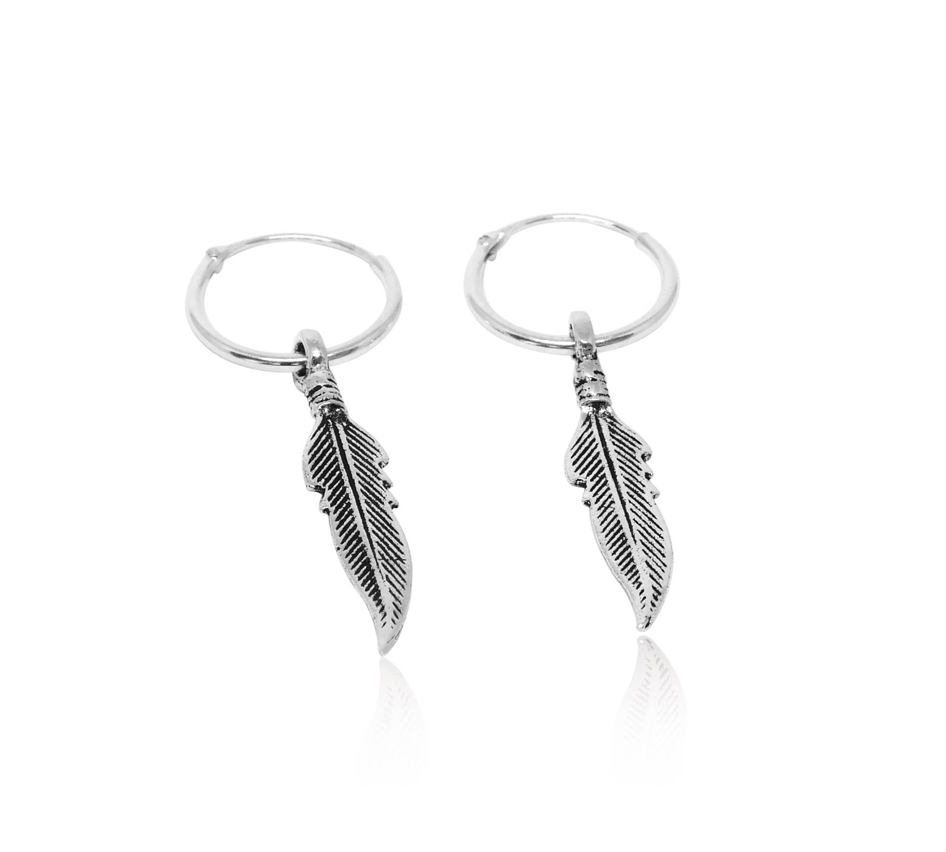 sterling Silber Creolen Feder Ohrringe, 1 Paar, Reifen, Kleine Creolen, Großhandel Ohrring, Ohrring Versorgung sterling Silber Creolen Feder Ohrringe, 1 Paar, Reifen, Kleine Creolen, Großhandel Ohrring, Ohrring Versorgung von GoldieSupplies