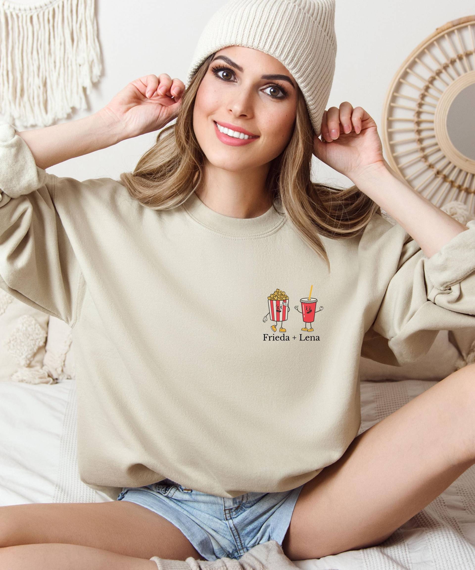 Besties Pullover Personalisiert Geschenk Für Freundin Schwester Frauen Bestie Pulli Geburtstagsgeschenk Beste von Goldivibes