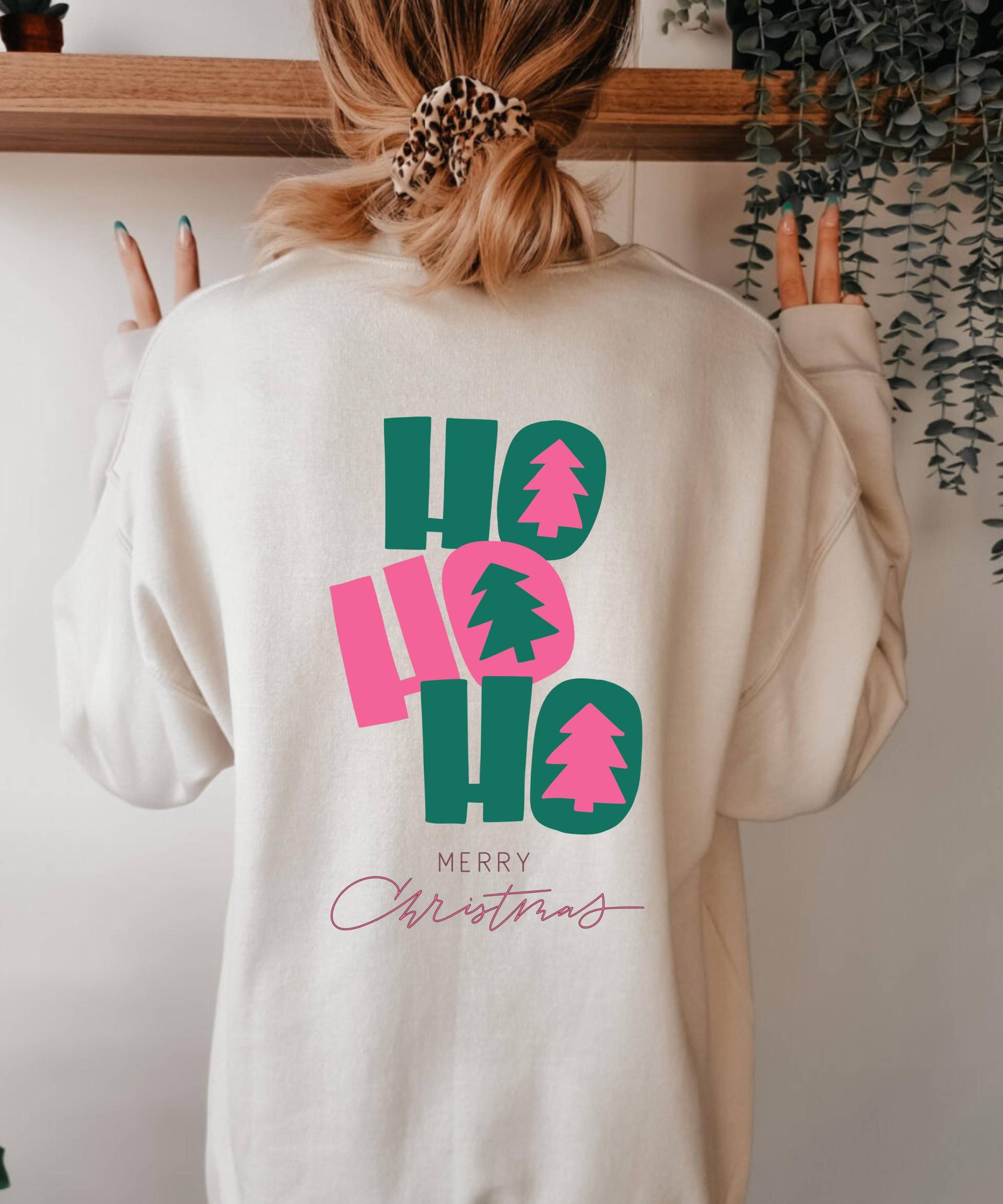Hohoho Sweatshirt, Weihnachts Weihnachtsgeschenk, Weihnachten Shirt, Pullover, Sweatshirts Für Frauen, Geschenk von Goldivibes