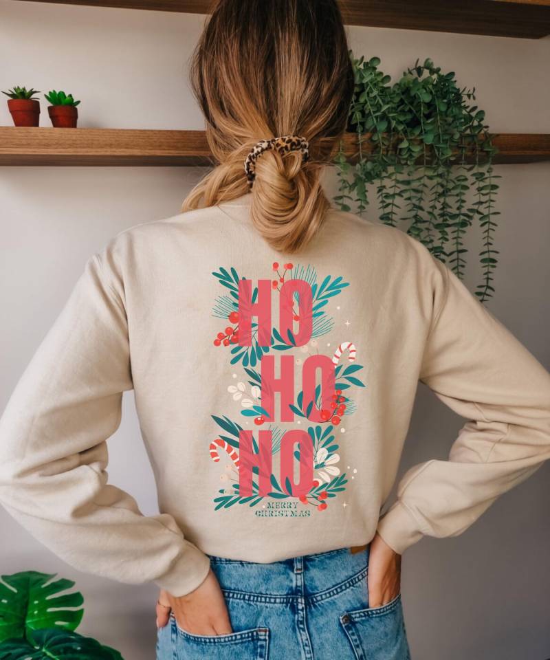 Hohoho Sweatshirt, Weihnachts Weihnachtsgeschenk, Weihnachten Shirt, Pullover, Sweatshirts Für Frauen, Geschenk von Goldivibes