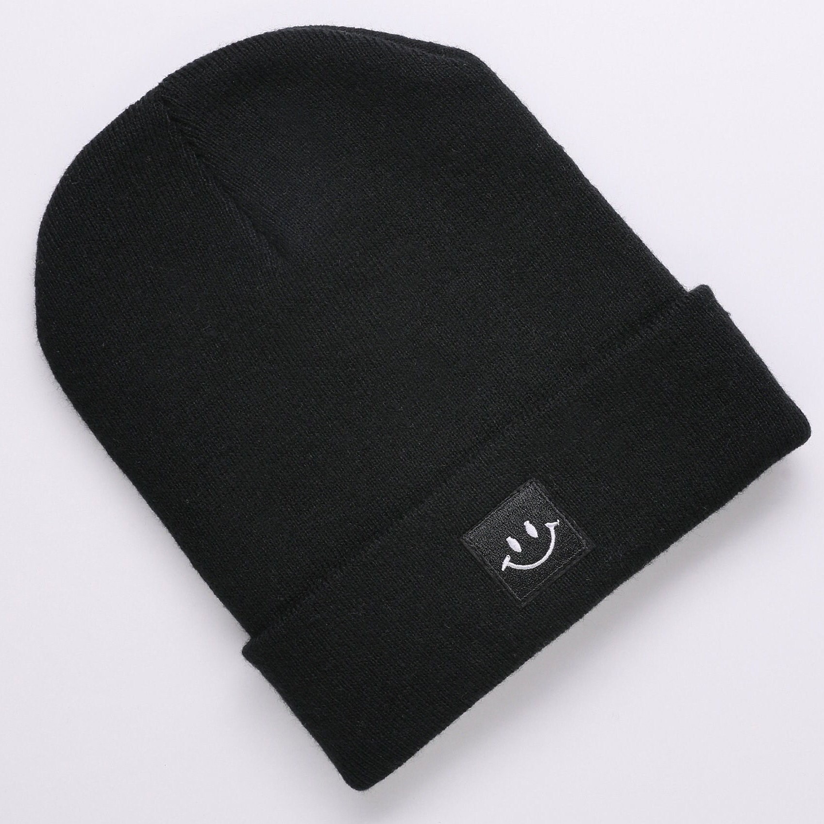 Goldjunge Cuffed Beanie Happy Black Goldjunge Cuffed Beanie Happy Black von GoldjungeOnline