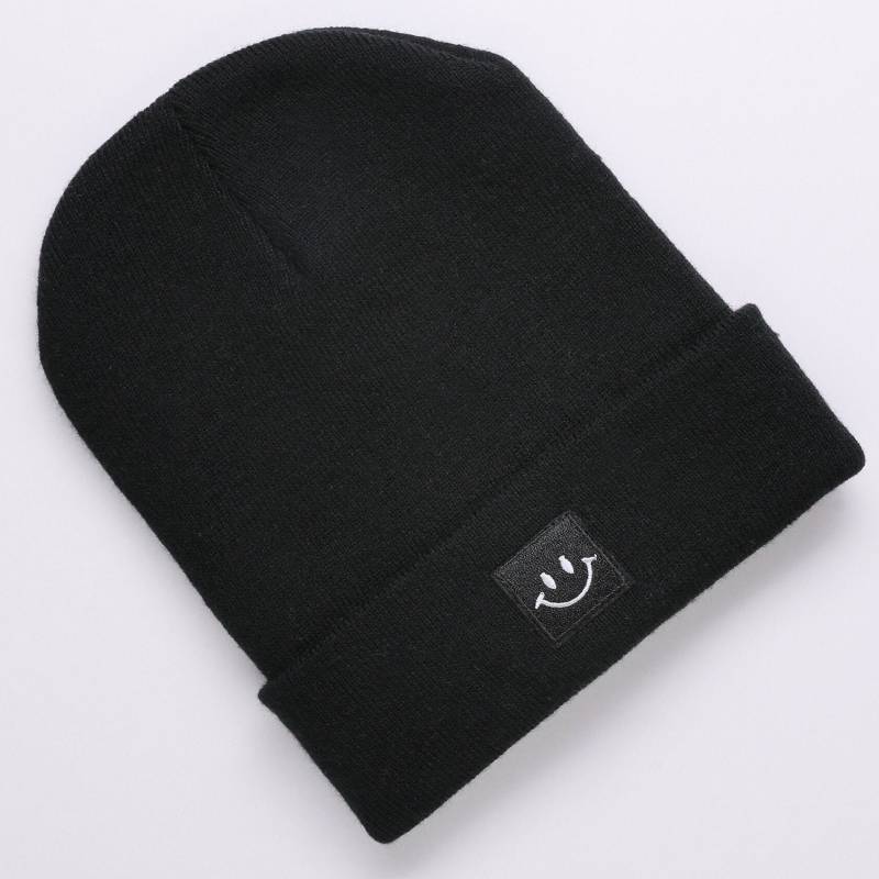 Goldjunge Cuffed Beanie Happy Black Goldjunge Cuffed Beanie Happy Black von GoldjungeOnline