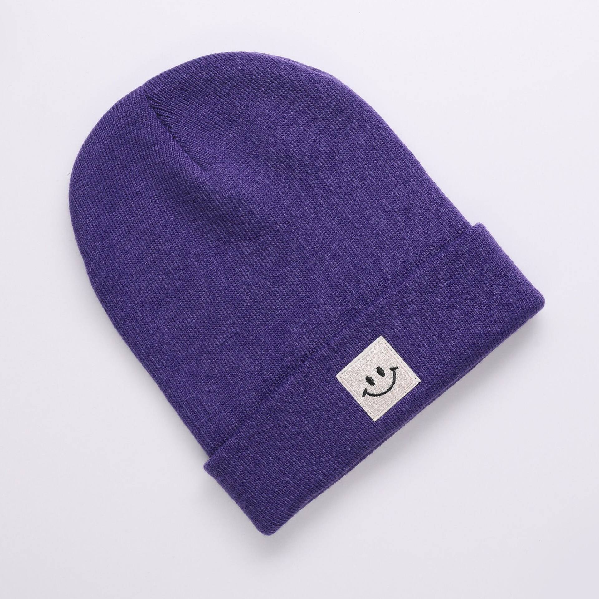 Goldjunge Cuffed Beanie Happy Lila Goldjunge Cuffed Beanie Happy Lila von GoldjungeOnline