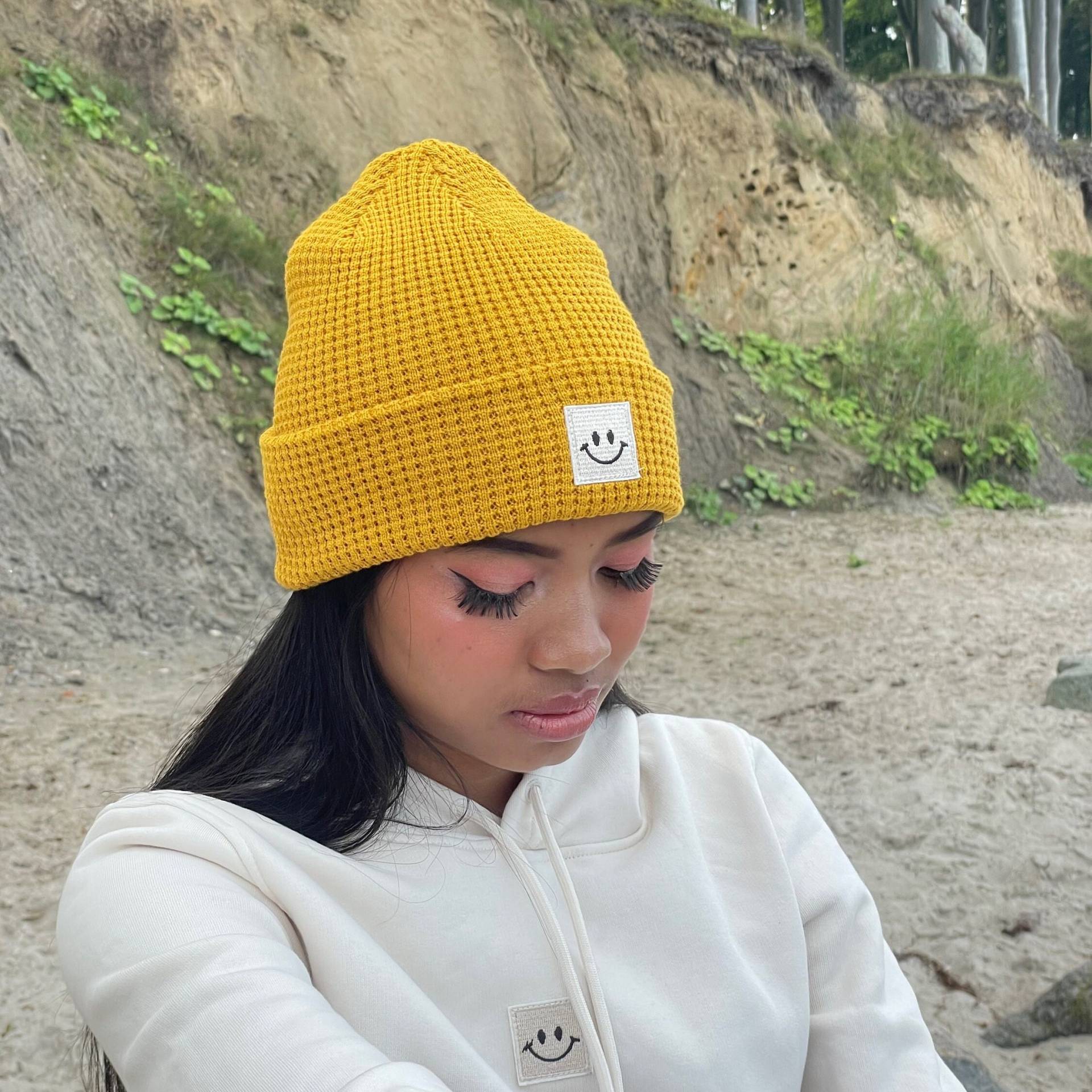 Goldjunge Organic Waffle Beanie Happy Mustard Goldjunge Organic Waffle Beanie Happy Mustard von GoldjungeOnline