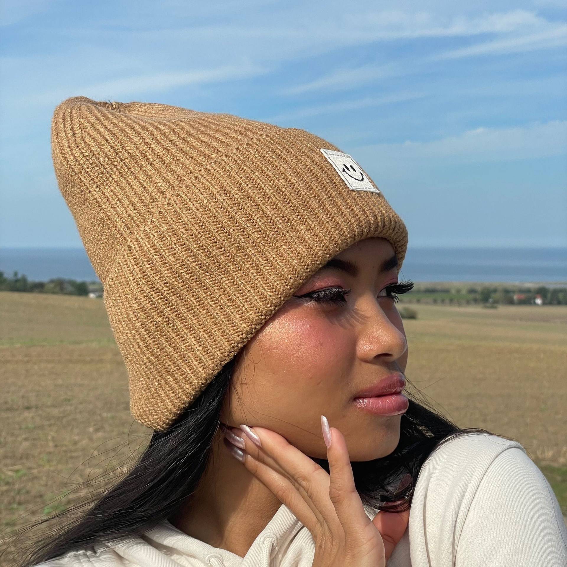 Goldjunge Oversized Beanie Happy Biscuit Goldjunge Oversized Beanie Happy Biscuit von GoldjungeOnline