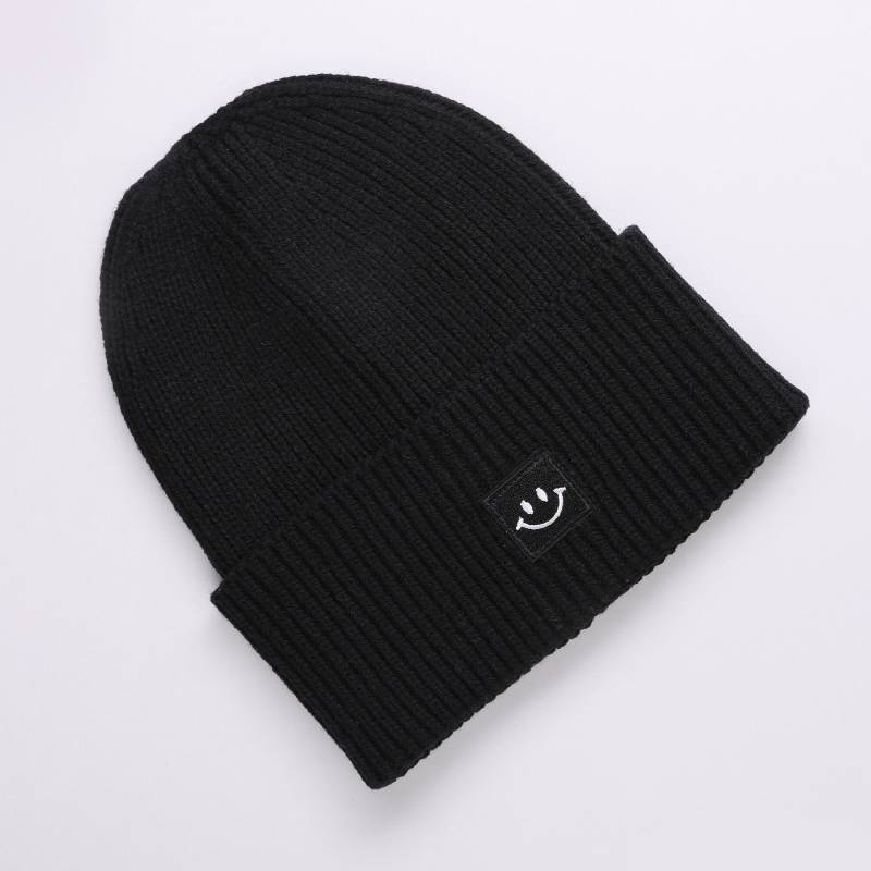 Goldjunge Oversized Beanie Happy Black Goldjunge Oversized Beanie Happy Black von GoldjungeOnline