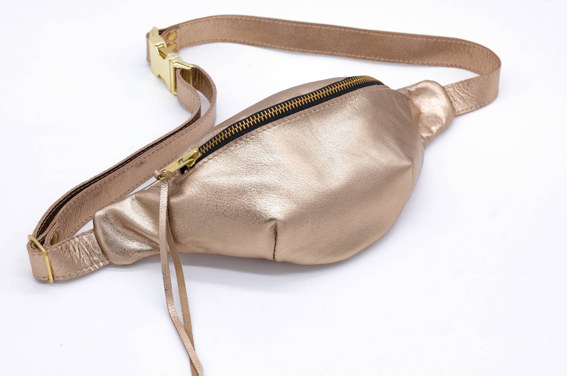 Bauchtasche, Crossbody Tasche, Boho, Handmade, Echtes Leder, Stylisch, Bum Bag von Goldmadam