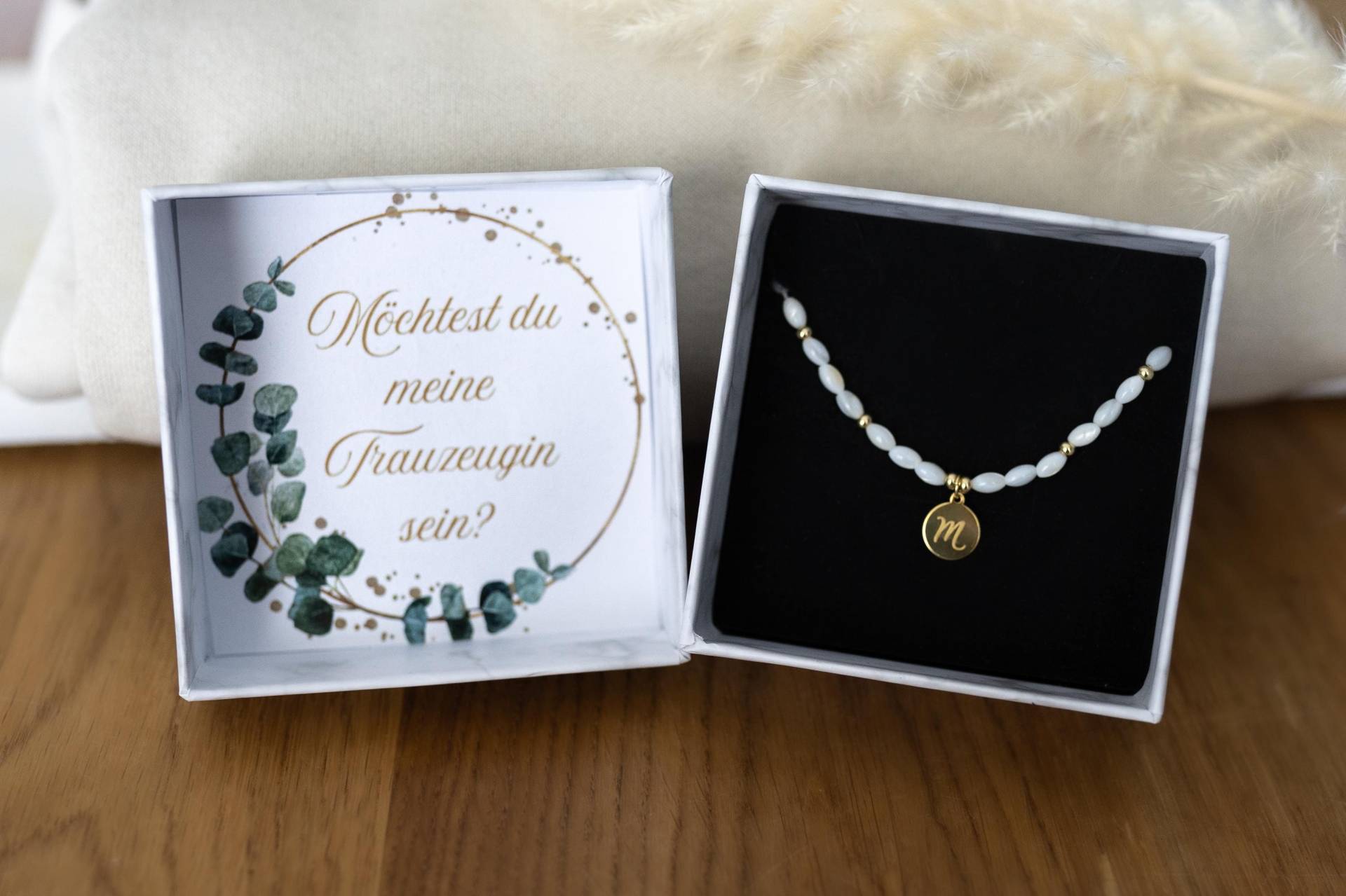 Armband Perlen, Perlenarmband, Möchtest Du Meine Trauzeugin Sein, Trauzeugin, Geschenk Hochzeit Armband Perlen, Perlenarmband, Möchtest Du Meine Trauzeugin Sein, Trauzeugin, Geschenk Hochzeit von GoldmiezeShop