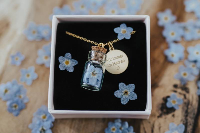 Kette 925Er Silber Flaschenpost von GoldmiezeShop