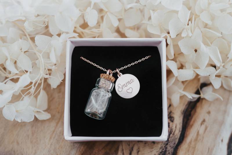 Kette 925Er Silber Flaschenpost von GoldmiezeShop