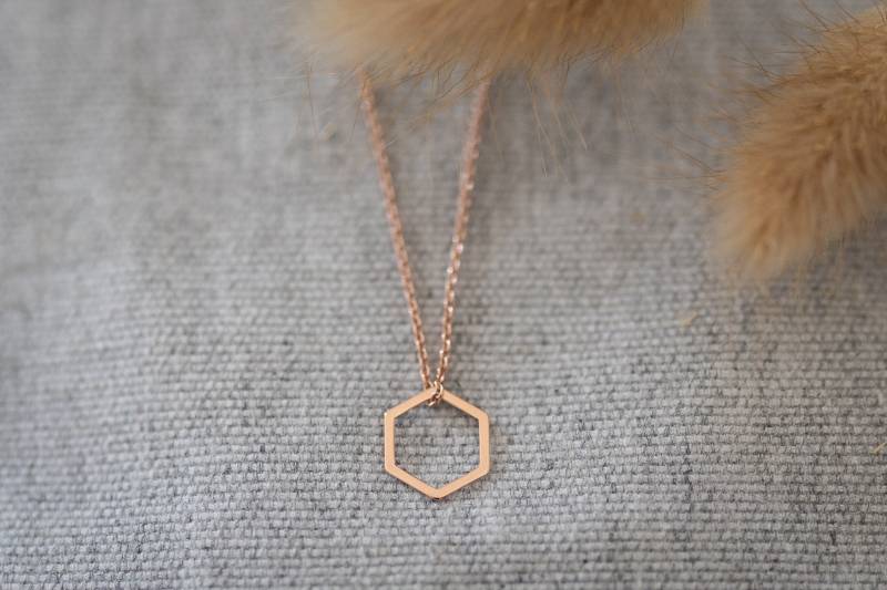 Kette 925Er Silber Sechseck Kette 925Er Silber Sechseck von GoldmiezeShop