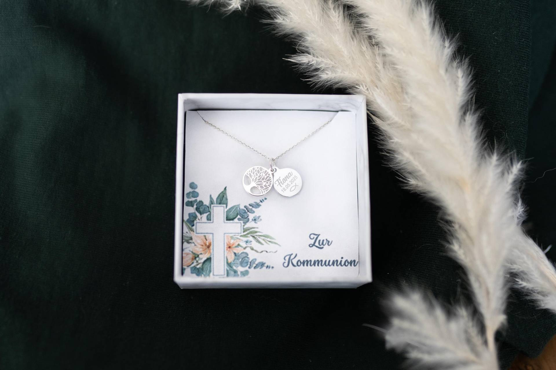 Kette Kommunion, Geschenk, Geschenk Lebensbaum Kette Kommunion, Geschenk, Geschenk Lebensbaum von GoldmiezeShop