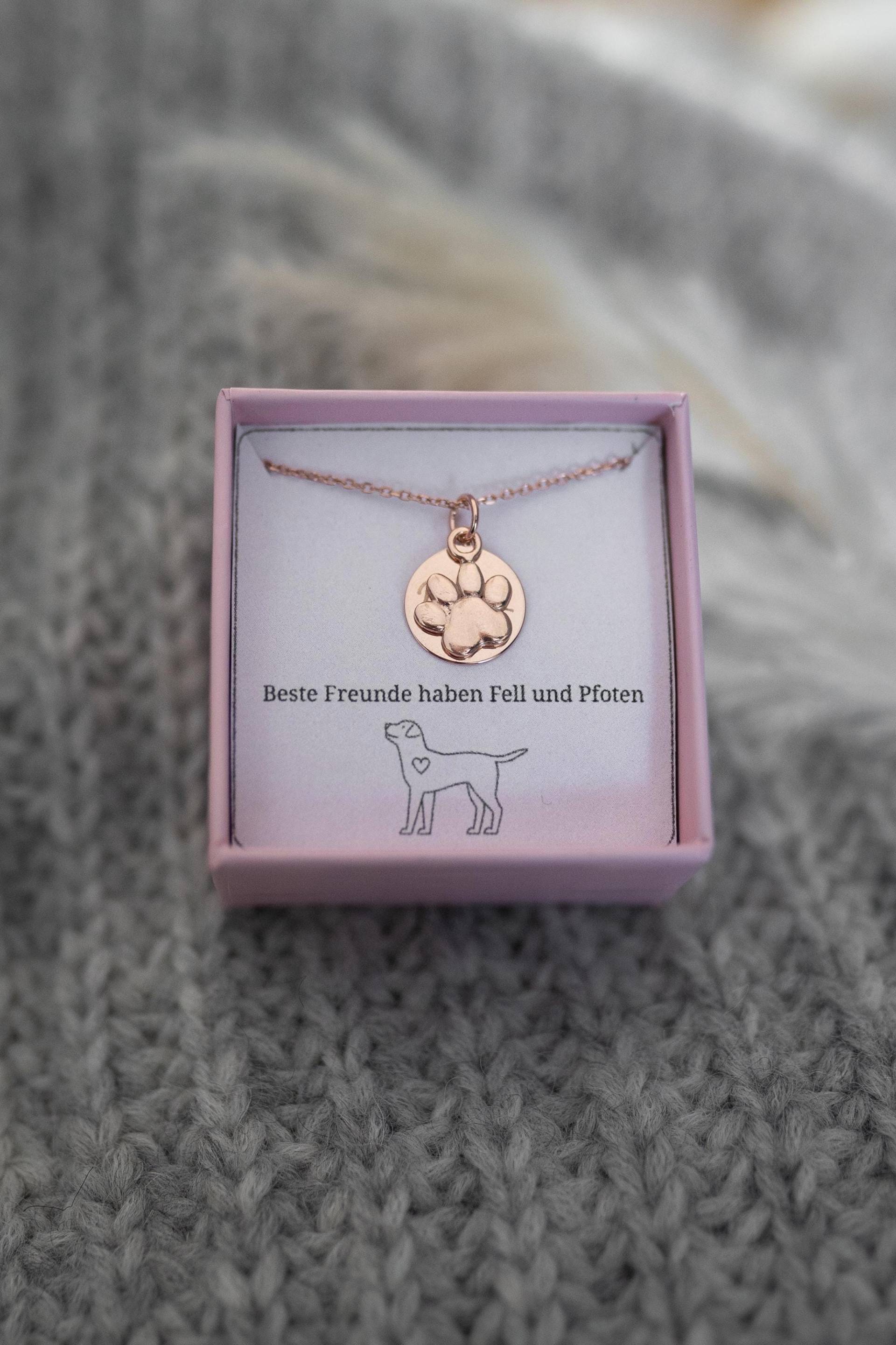 Kette Pfote, Geschenk Für Hundemama, Hund, Hundebesitzer, Personalisierte Kette Pfote, Geschenk Für Hundemama, Hund, Hundebesitzer, Personalisierte von GoldmiezeShop