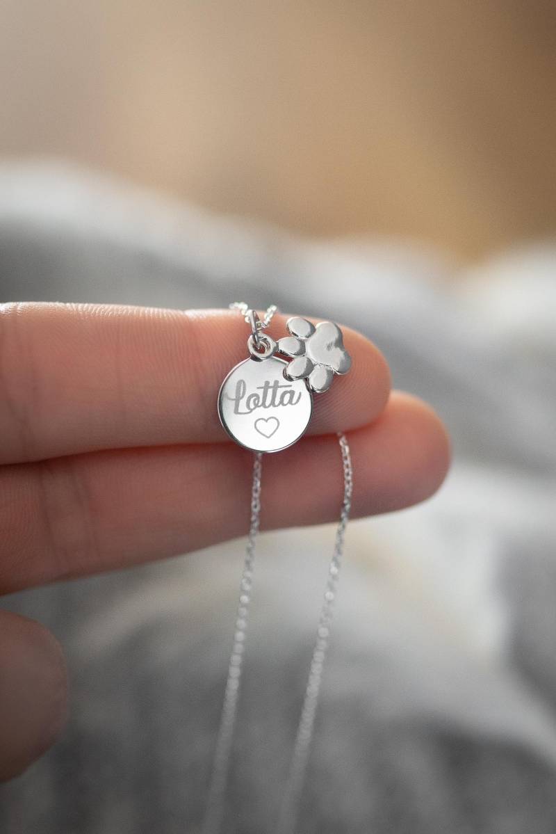 Kette Pfote, Geschenk Für Hundemama, Hund, Hundebesitzer, Personalisierte Kette Pfote, Geschenk Für Hundemama, Hund, Hundebesitzer, Personalisierte von GoldmiezeShop