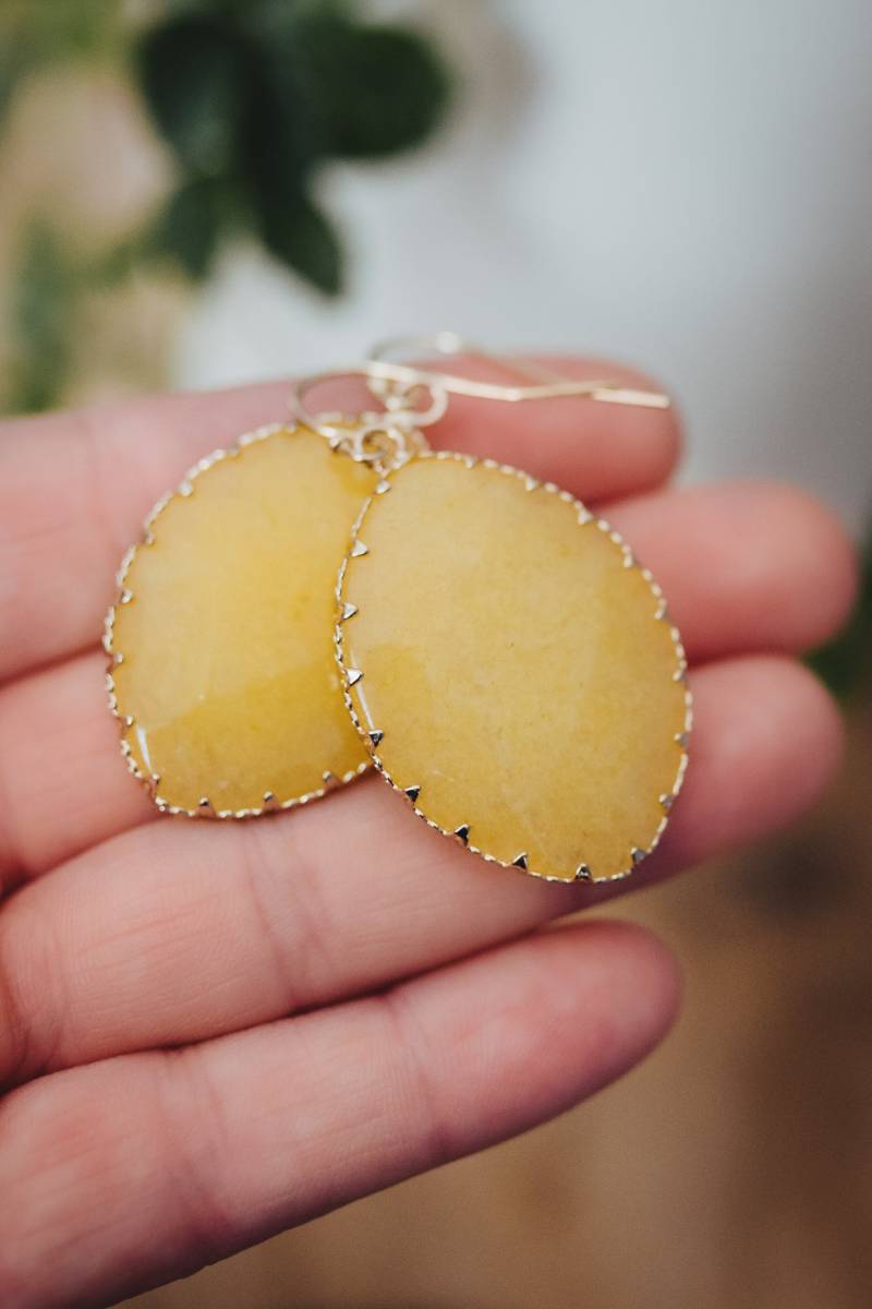 Ohrringe Zitrone, Gelb, Zitronen, Sommer von GoldmiezeShop