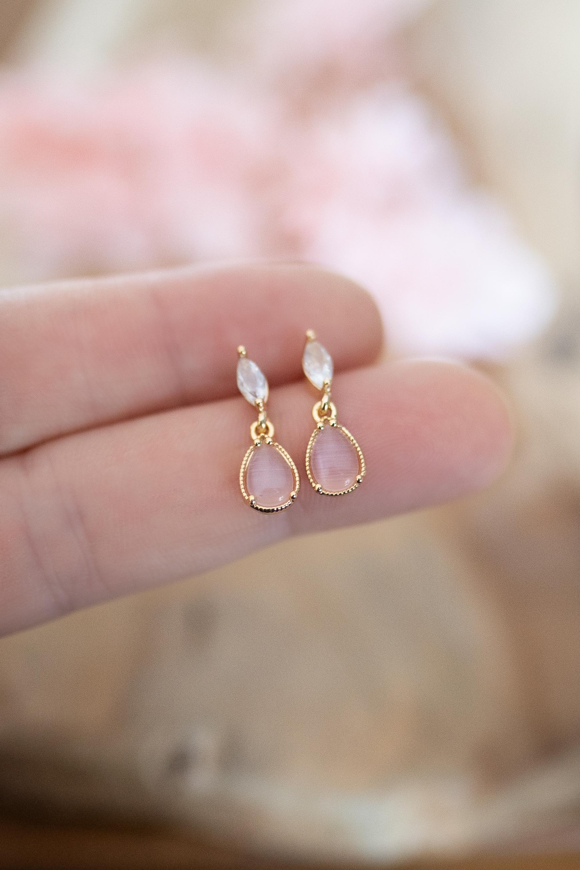 Ohrstecker Rosa, Rosa von GoldmiezeShop