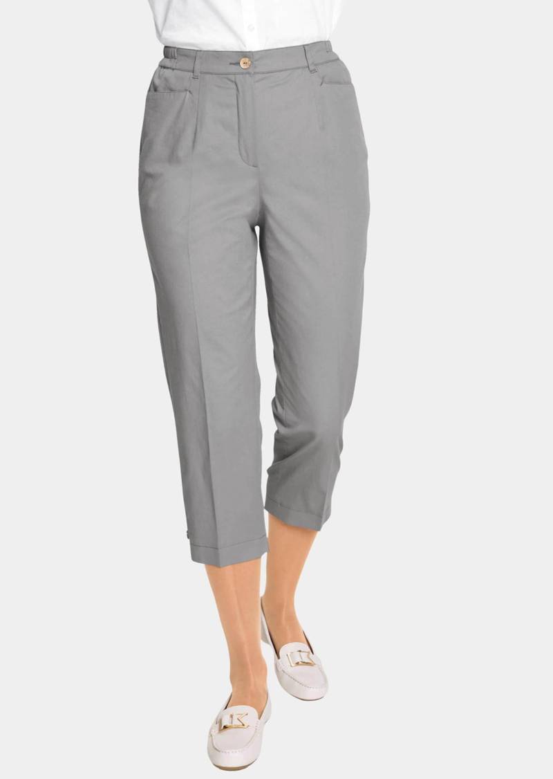 3/4-Hose aus hochwertiger Pima-Baumwolle - grau - Gr. 265 von Goldner Fashion von Goldner Fashion