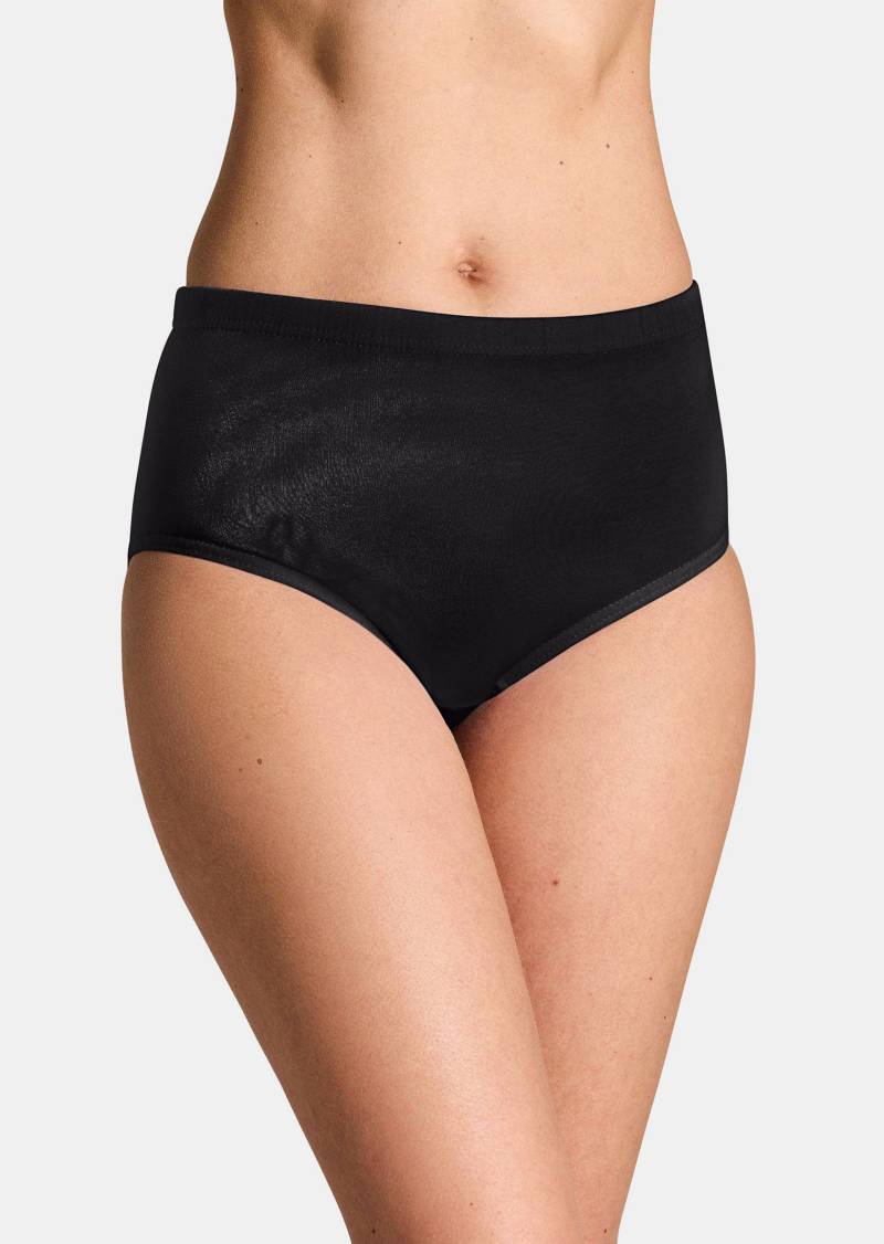 Baumwoll-Taillenslip im Mehrfachpack - schwarz - Gr. 48 von Goldner Fashion von Goldner Fashion
