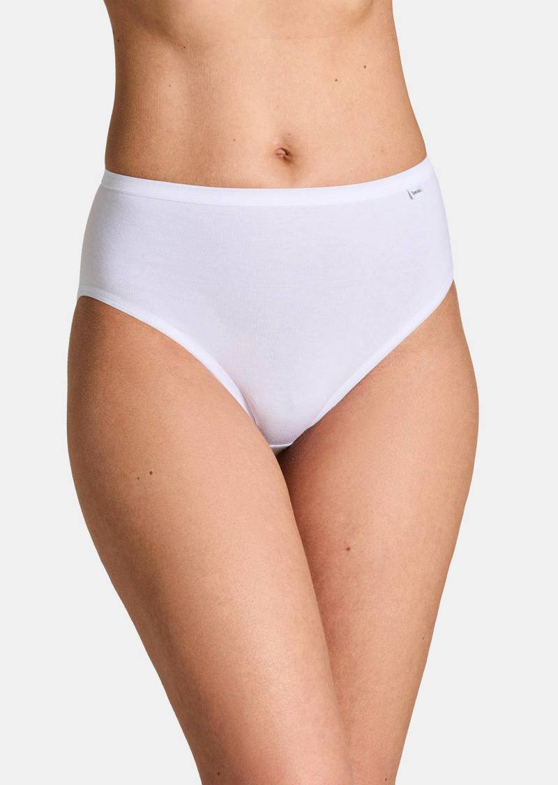 Baumwoll-Taillenslip im Mehrfachpack - weiß - Gr. 38 von Goldner Fashion von Goldner Fashion