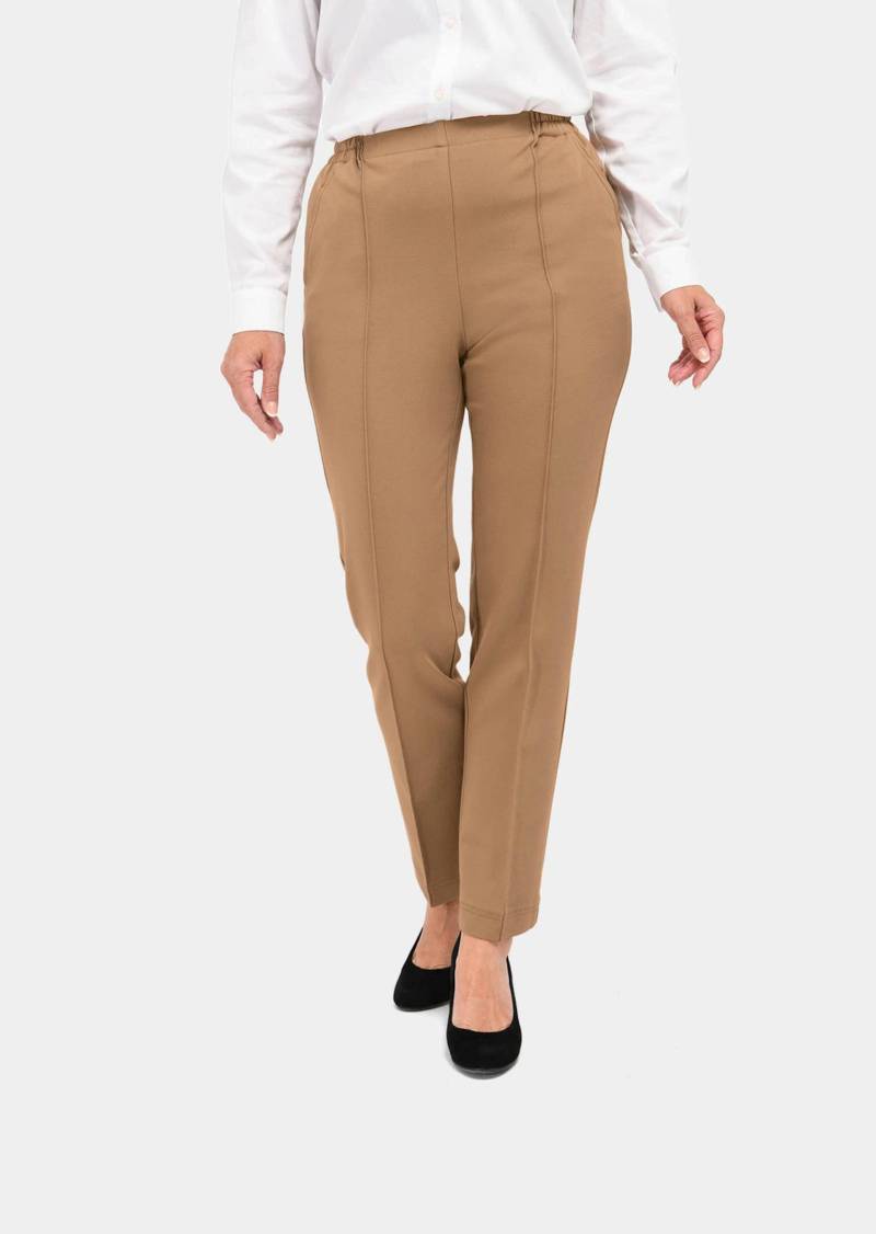 Bequeme Jerseyhose - camel - Gr. 48 von Goldner Fashion von Goldner Fashion