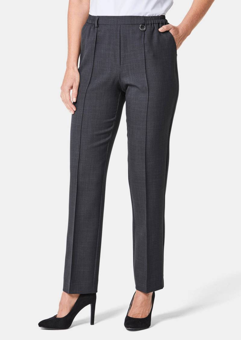 Bequeme Schlupfhose - anthrazit - Gr. 40 von Goldner Fashion von Goldner Fashion