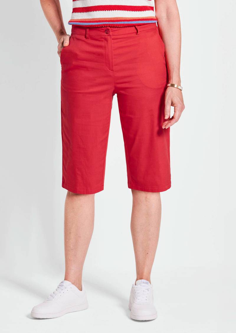 Bermuda-Shorts CARLA mit Formbund - rot - Gr. 23 von Goldner Fashion von Goldner Fashion